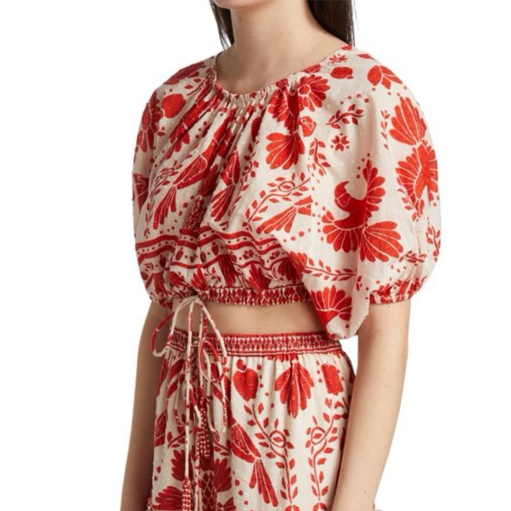 Farm Rio Jungle Flow Top Size Small